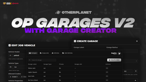 More information about "OP Garages V2 - With In-Game Creator!"