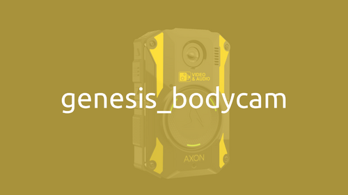 More information about "Genesis Bodycam Script"