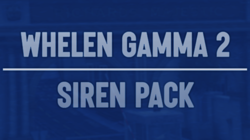 More information about "Whelen Gamma 2 Siren Pack"