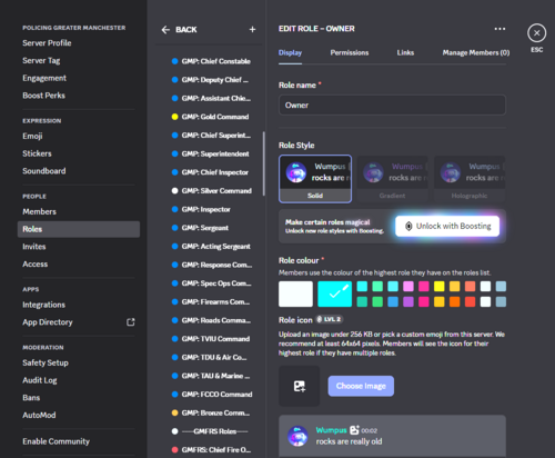 More information about "Policing Greater Manchester - Discord Template"