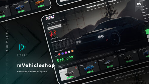 More information about "CodeM mVehicleshop ( Advanced Vehicle Shop )"