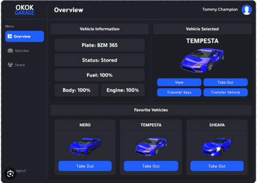 More information about "okok Garages + TextUI"