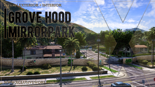 More information about "Grove Gang Hangout (Mirror Park) – Custom FiveM Gang Hood + Small MLO | Xclusive World"