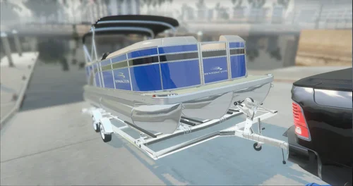 More information about "Reb's Designs - Bennington SX25 Pontoon Boat and Trailer"