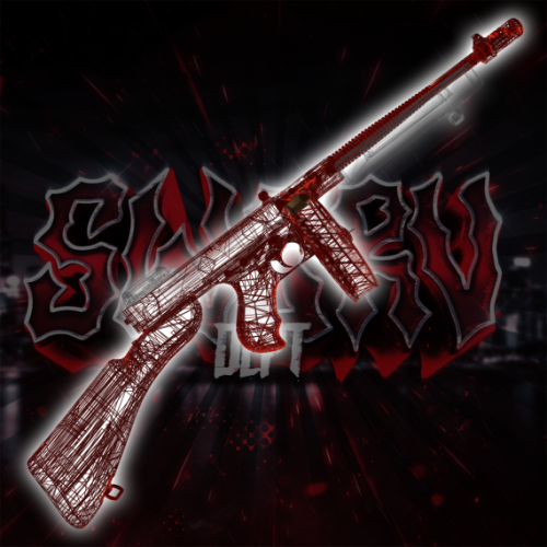 More information about "Wireframe Tommy Gun"